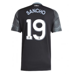 Fotbalové Dres Aston Villa Jadon Sancho #19 Venkovní Oblečení 2025-26 Krátký Rukáv